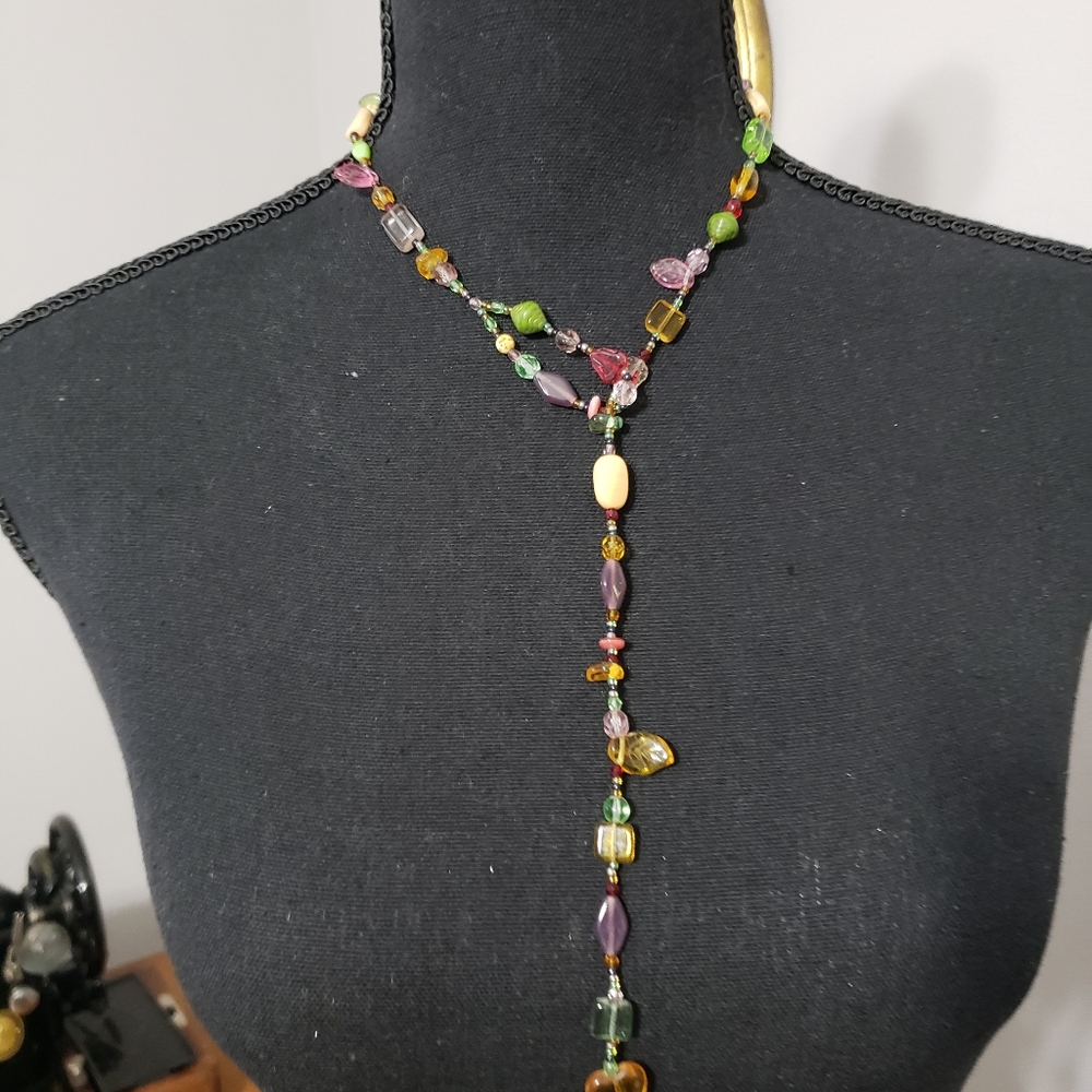 Bead Lasso Necklace